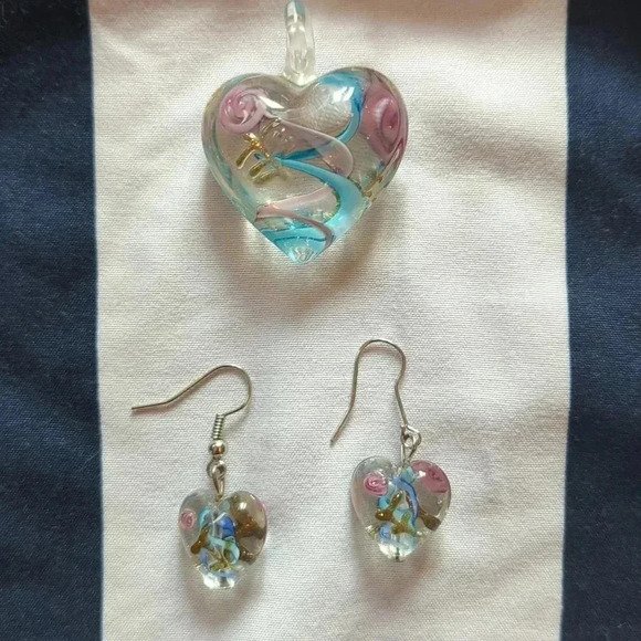 Blown Glass Jewelry Set - Picture 3 of 6